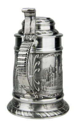 Munich Pewter Beer Stein -Luxury Cupware Shop Munich Pewter Beer Stein AS13660 Back SM 17774.1511202630