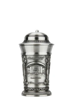 Oberammergau Schnapps Pewter Mini Stein | 1.5 Oz