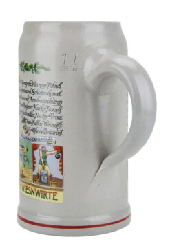 Official Munich Oktoberfest 2014 Wirtekrug Salt Glaze Beer Mug 10 Official Munich Oktoberfest 2014 Wirtekrug Salt Glaze Beer Mug -Luxury Cupware Shop Official Munich Oktoberfest 2014 Wirtekrug Beer Mug RK2014OKT Back SM 71216.1479241593