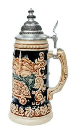 Oktoberfest Beer Wagon Antique Style Stein -Luxury Cupware Shop Oktoberfest Beer Wagon Antique Style Stein ZB1668406 RS SM 09963.1499963396