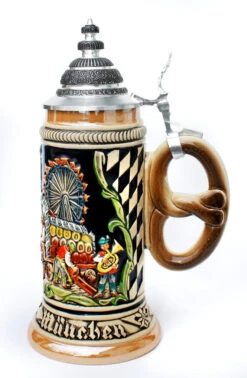 Oktoberfest Beer Wagon Stein -Luxury Cupware Shop Oktoberfest Beer Wagon Stein Gold Multi ZB1670996 RS SM 20607.1516298416