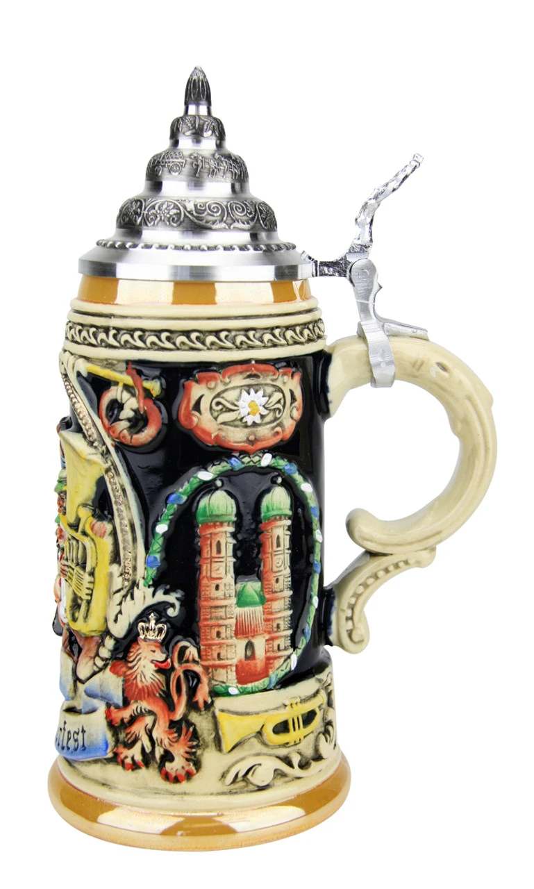 Oktoberfest Oompah Band Beer Stein | 0.4 Liter 6 Oktoberfest Oompah Band Beer Stein | 0.4 Liter - Image 4