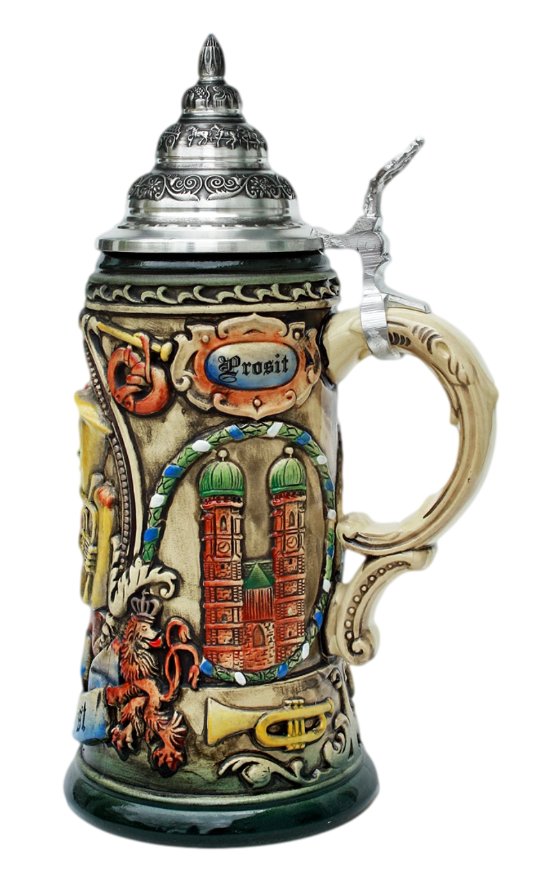 Oktoberfest Oompah Band Beer Stein Rustic 5 Oktoberfest Oompah Band Beer Stein Rustic - Image 3