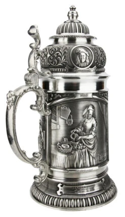 Old Dutch Masters Pewter Beer Stein 13 Old Dutch Masters Pewter Beer Stein -Luxury Cupware Shop Old Dutch Masters Pewter Beer Stein AS12137 Back SM 40016.1618256134