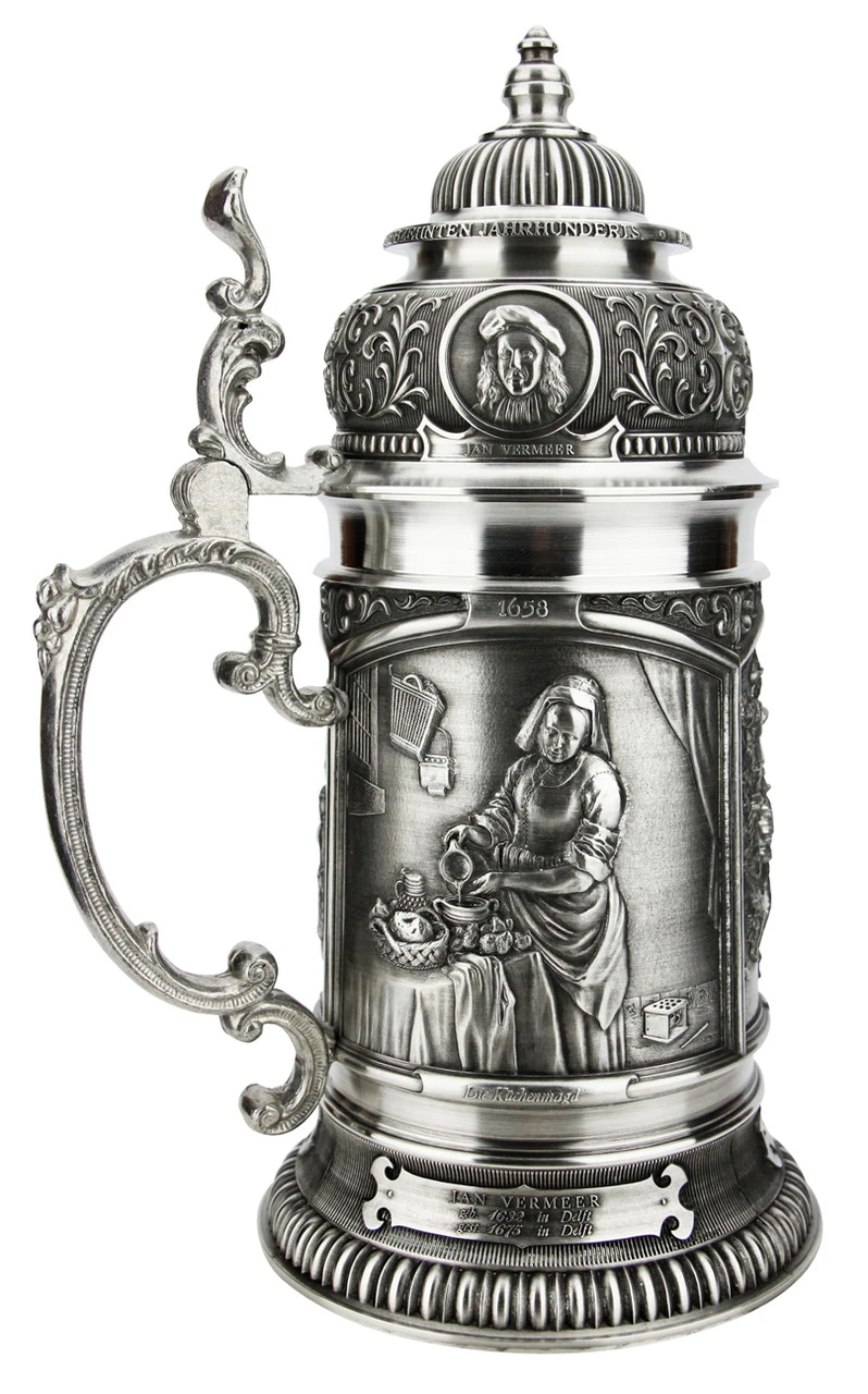 Old Dutch Masters Pewter Beer Stein 3 Old Dutch Masters Pewter Beer Stein