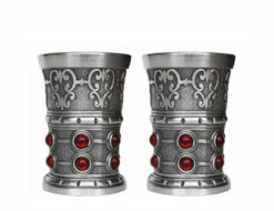 Pewter Rubin Swarovski Shot Cup 1.5oz | Set Of 2 7 Pewter Rubin Swarovski Shot Cup 1.5oz | Set Of 2 -Luxury Cupware Shop Pewter Rubin Swarovski Shot Cup 1.5oz Set of 2 AS13100 SM 84031.1616181593