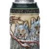 Power Of The Pack Wolf Beer Stein With Wolf Lid -Luxury Cupware Shop Power of the Pack Beer Stein K955RUW FNT SM 34297.1401398815