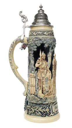 King Limitaet 2010 | Siegfrieds Return Antique Style Beer Stein -Luxury Cupware Shop Siegfrieds Return Limitat 2010 Beer Stein Cobalt K2040E LS SM 65731.1395937107