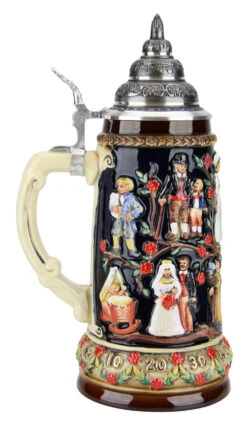 Stein Of Life Wedding Beer Stein -Luxury Cupware Shop Stein of Life Wedding Beer Stein K1026 LS SM 57522.1494353723