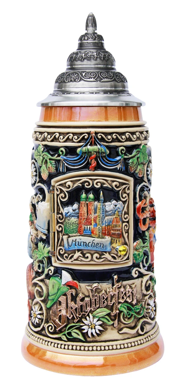 Window To Oktoberfest Munich Beer Stein 4 Window To Oktoberfest Munich Beer Stein - Image 2